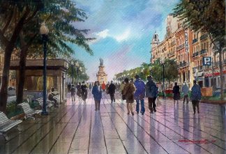 Passejant per la Rambla de Tarragona
